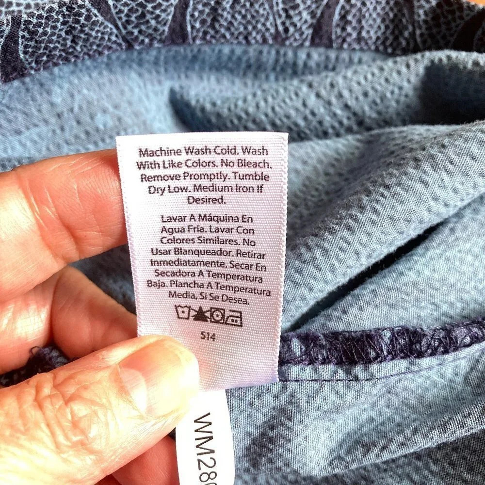 FREE Assembly Boy's Short Sleeve Fish Print Blue Seersucker Shirt,‎ Size L 10/12 - Picture 11 of 13